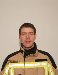 Kommandant der freiwilligen Feuerwehr Paar-Harthausen, Markus Wintermair.